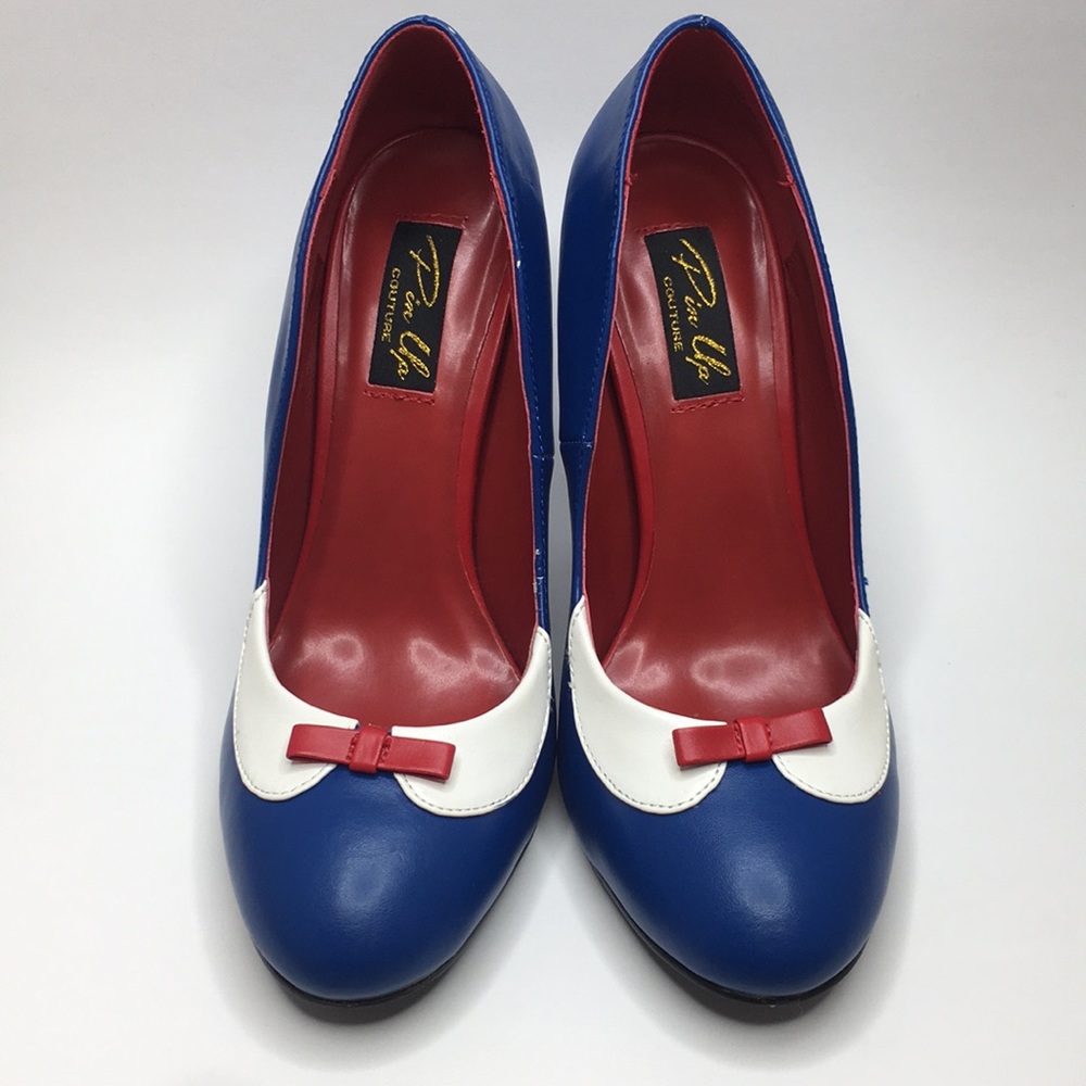 Classy Patriotic Pin Up Heels